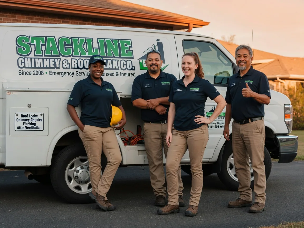 Chimney flashing repair company in Rea, MO